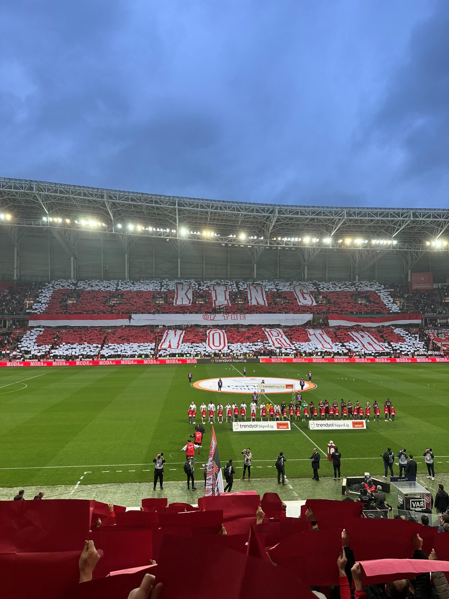 Samsunspor Trabzonspor maçı (4.5.) koreografi