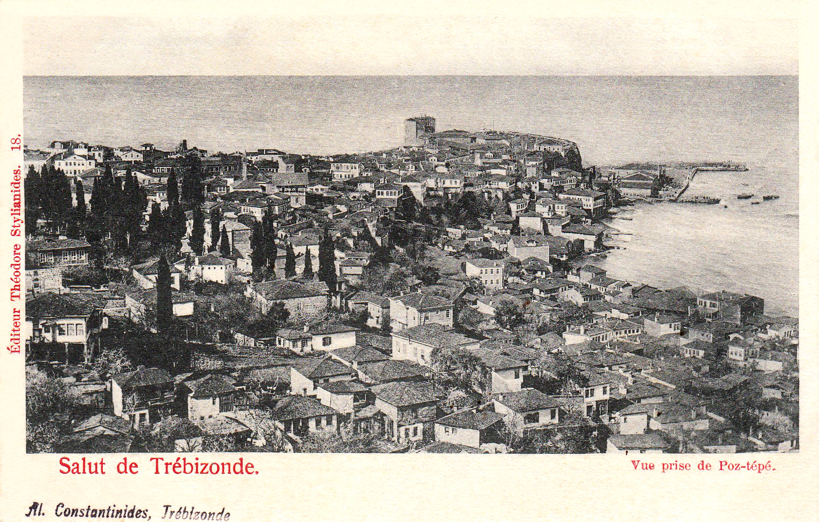 View from Boztepe, Trebizond